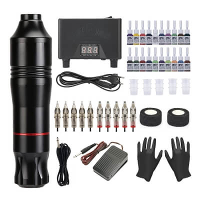 Фото: Тату-набор Kit de Tattoo, 70 предметов-1 Тату-набор Kit de Tattoo, 70 предметов-1