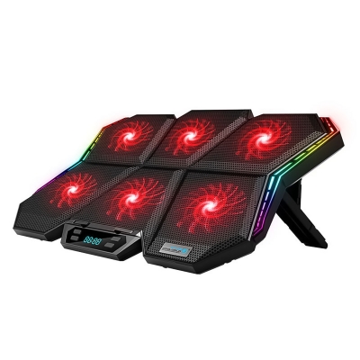 Подставка для ноутбука COOLCOLD Ice Magic 6 с подсветкой RGB и 6 бесшумными вентиляторами-4