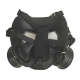 Игровая тактическая маска M04 CS с двойным вентилятором черный
